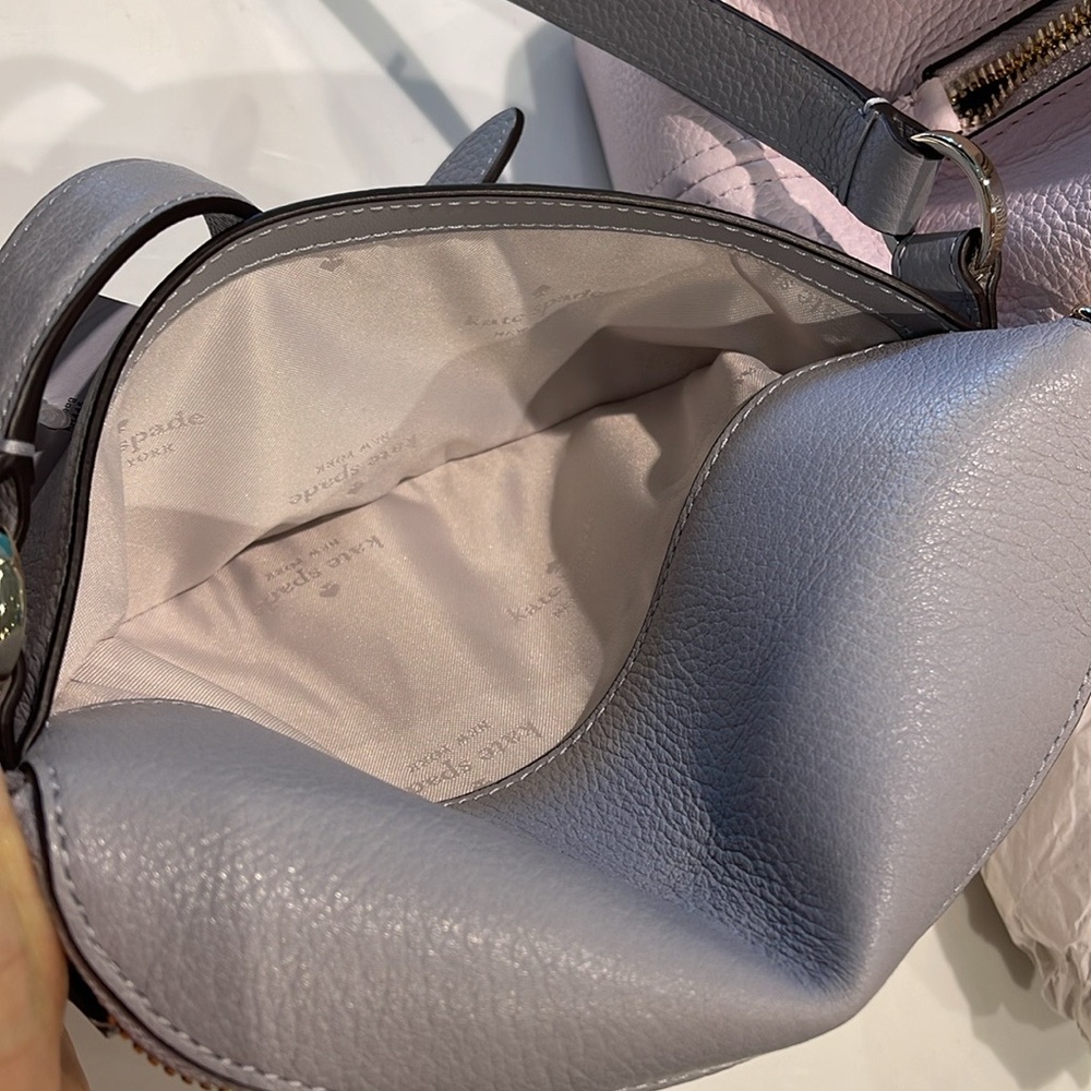 Kate Spade Lena Belt Waist Bag Fanny Pack Mountain Grey NWT - Picture 14 of 16